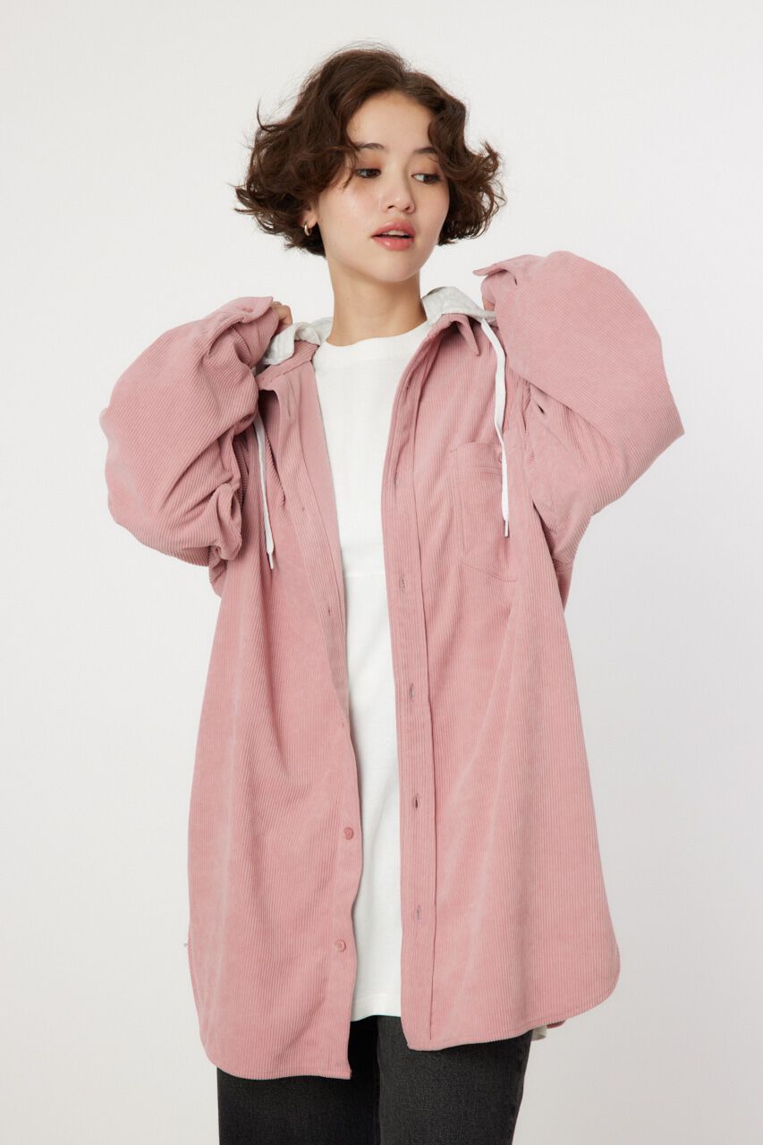 RODEO CROWNS「LOGOコーデュロイフードシャツ」|シャツ・ブラウス|