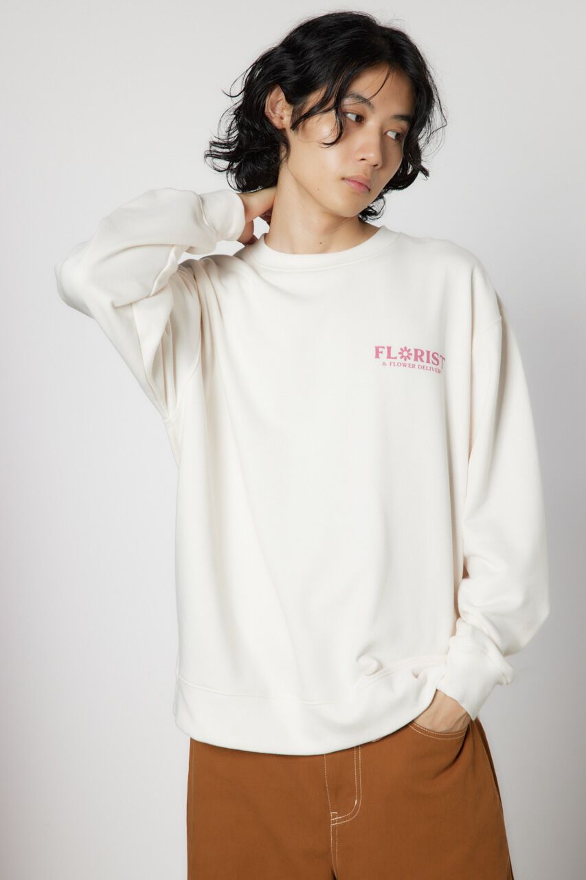 RODEO CROWNS「BLOOMスウェット」|パーカー|O/WHT1