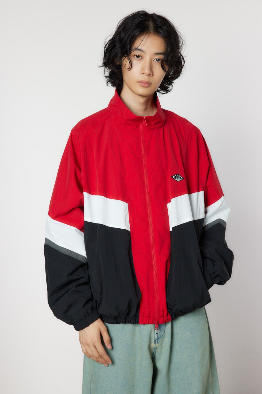 RODEO CROWNS「wovenトラックジャケット」|その他|RED