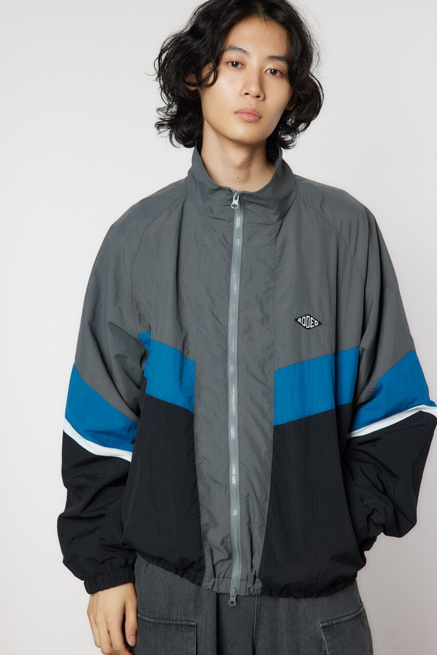 RODEO CROWNS「wovenトラックジャケット」|その他|GRY