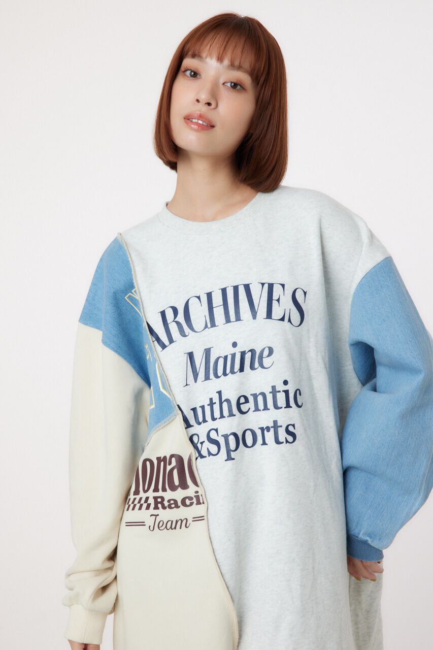 RODEO CROWNS「カスタム college スウェットワンピース」|ワンピース|