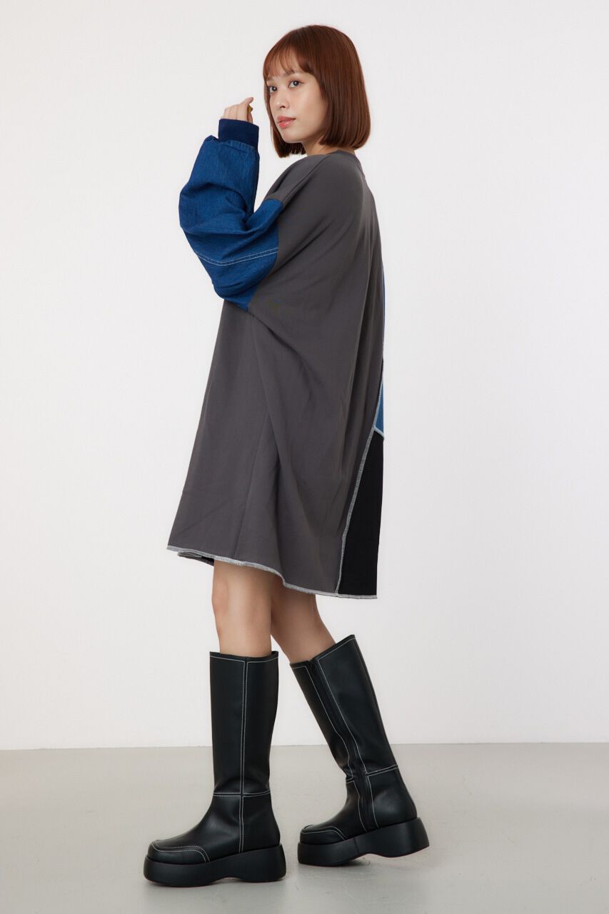 RODEO CROWNS「カスタム college スウェットワンピース」|ワンピース|