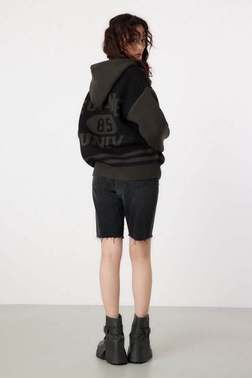 RODEO CROWNS「カレッジニットジップアップパーカー」|パーカー|