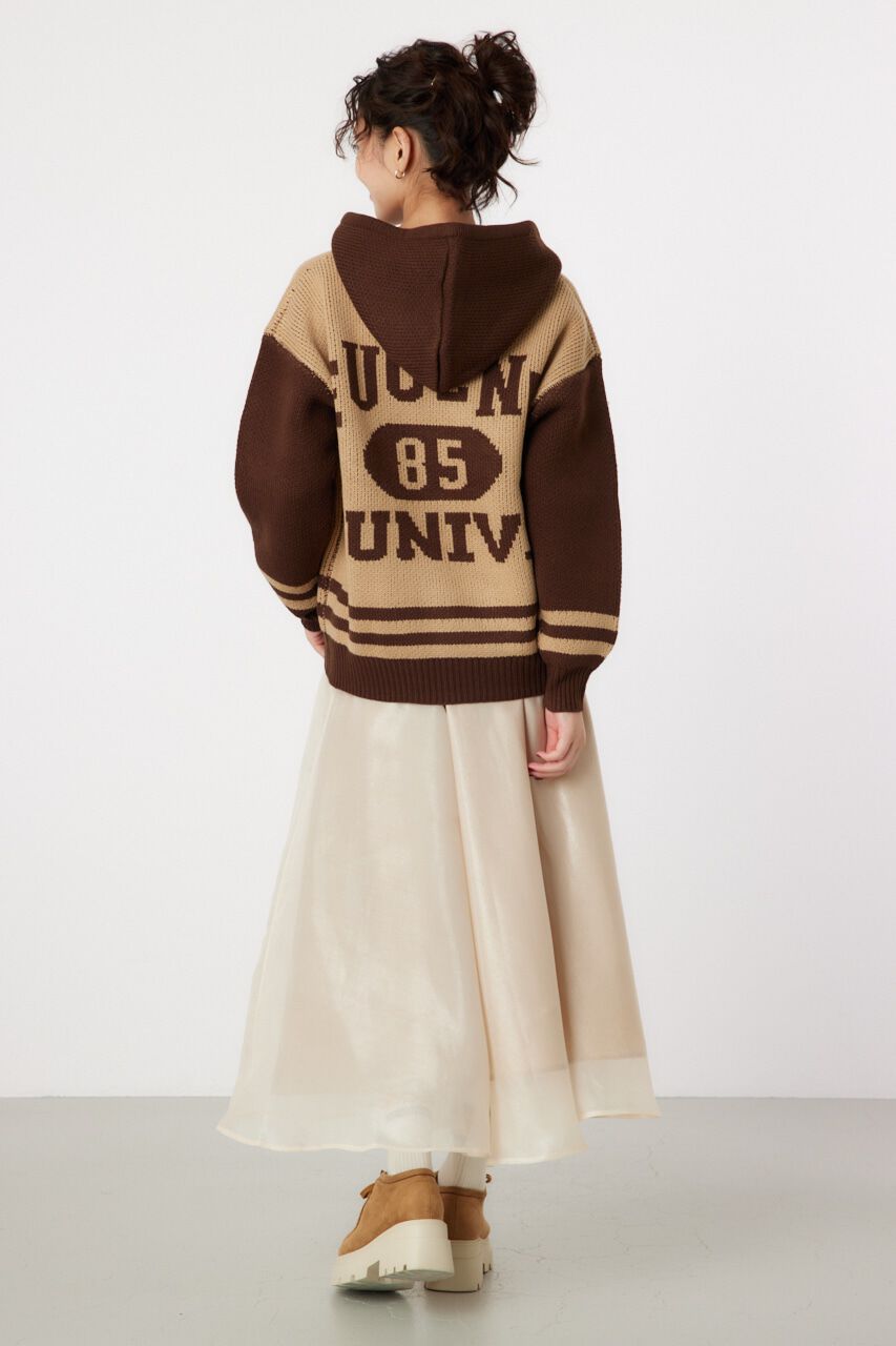 RODEO CROWNS「カレッジニットジップアップパーカー」|パーカー|