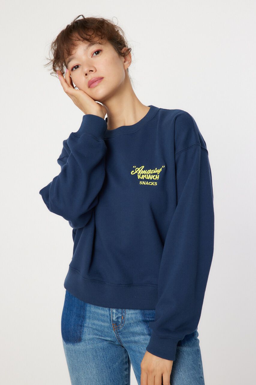 RODEO CROWNS「Amazingサガラ刺繍スウェット」|パーカー|NVY