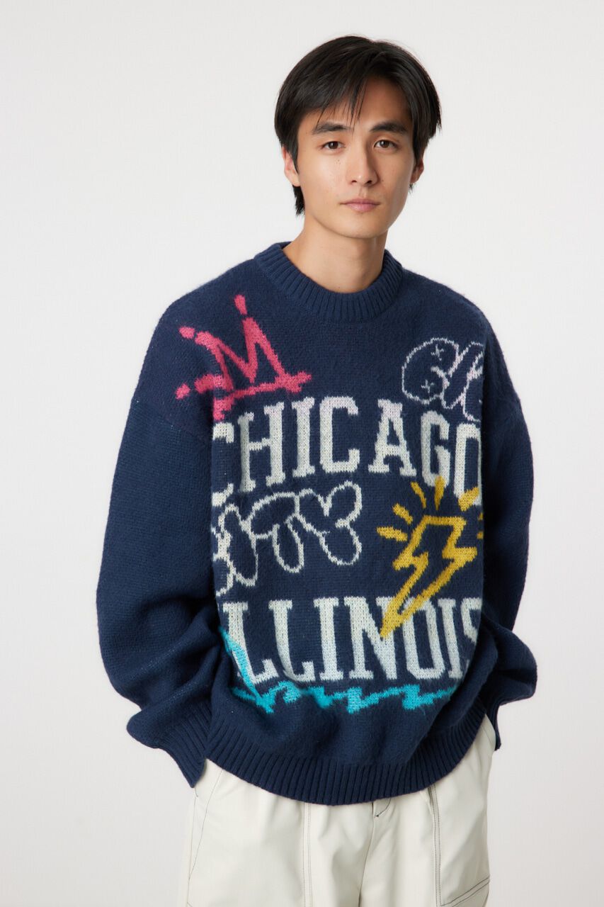 RODEO CROWNS「rakugaki JQD ニット」|ニット・セーター|