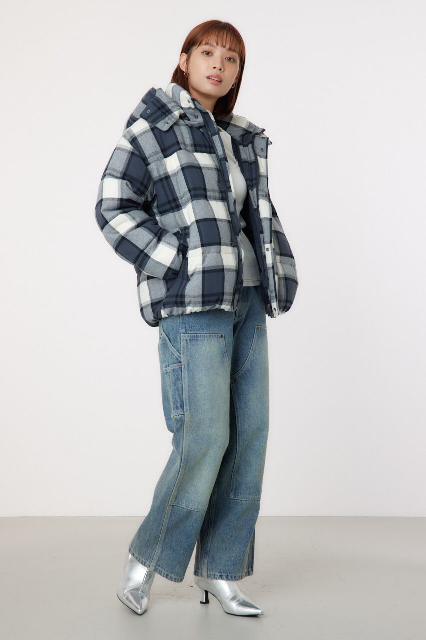 RODEO CROWNS「LOGO パフ 中綿ブルゾン」|ブルゾン・スタジャン|