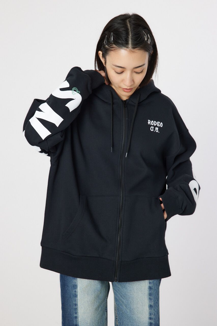 RODEO CROWNS「SKETCH LOGO ジップパーカー」|パーカー|