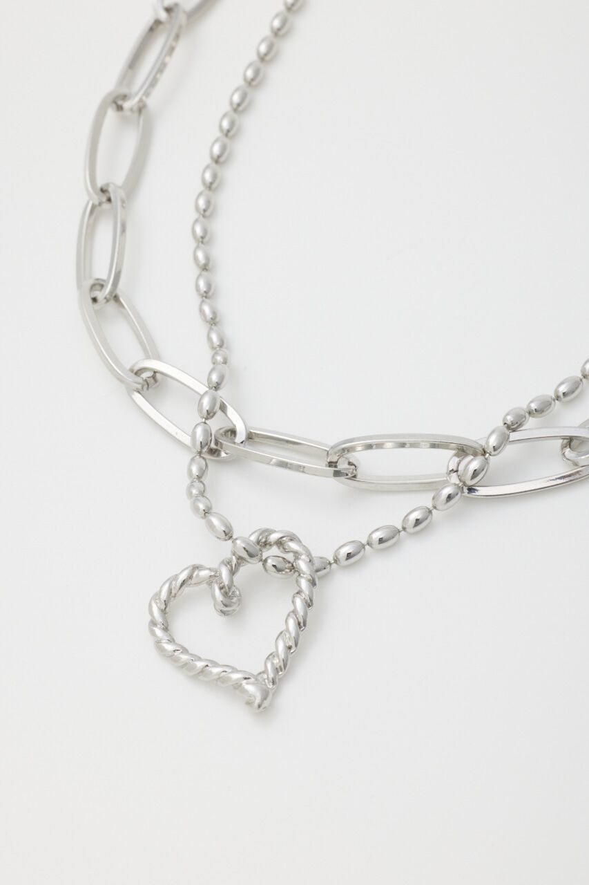 RODEO CROWNS「ハート二連ネックレス」|ネックレス|