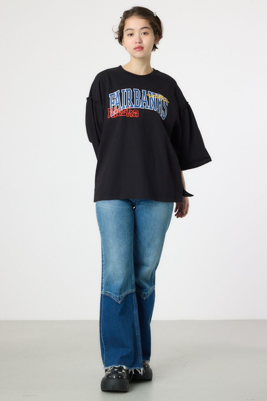 RODEO CROWNS「アソートグラフィックフリル袖 Tシャツ」|Tシャツ・カットソー|