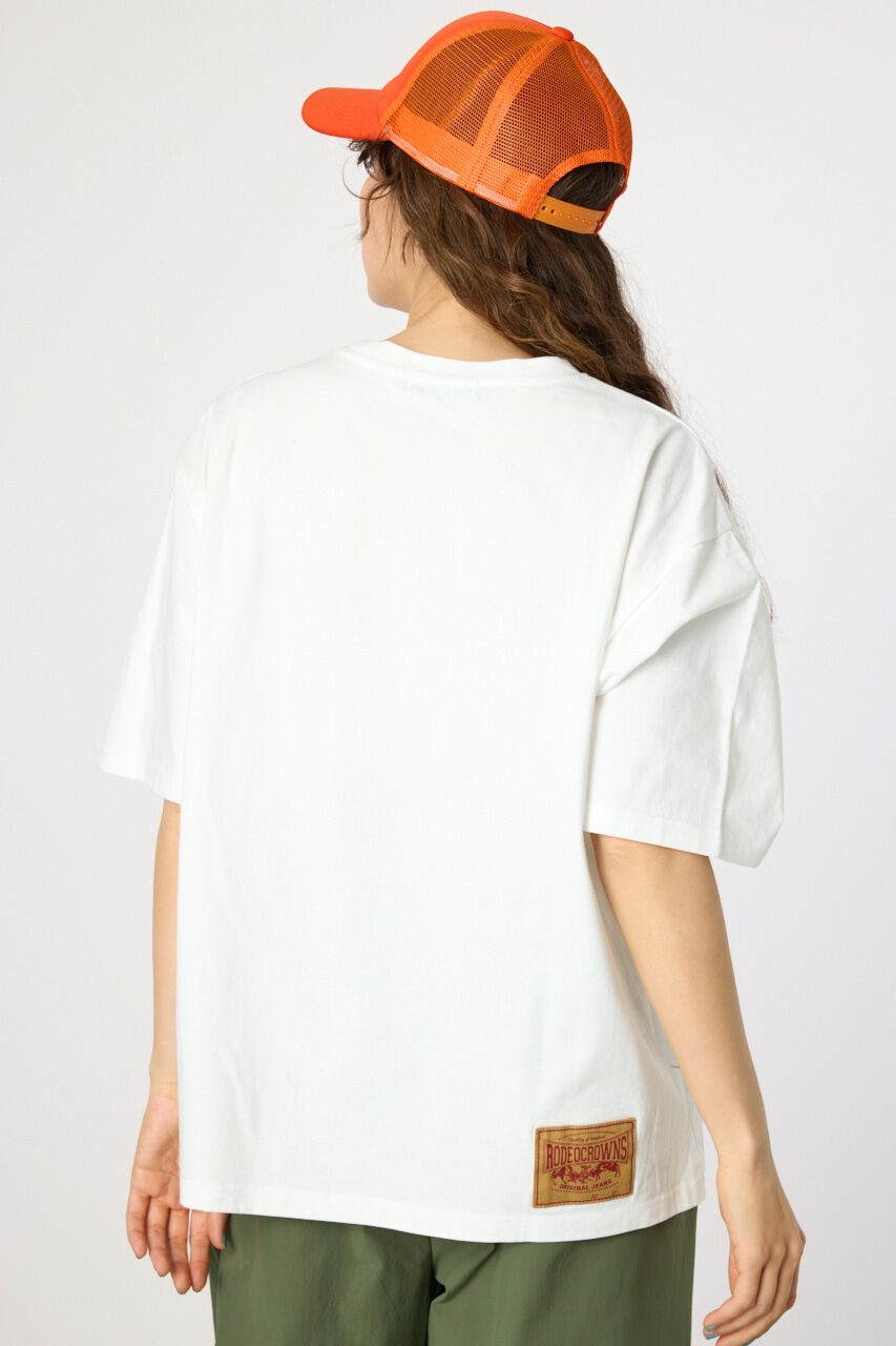 RODEO CROWNS「（UNISEX）デニムポケットパッチTシャツ」|Tシャツ・カットソー|