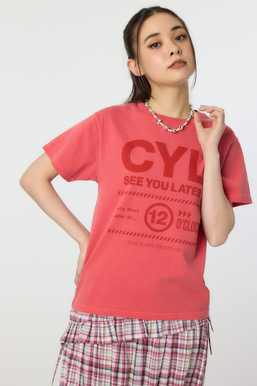 RODEO CROWNS「THREE-LETTER ACRONYM Tシャツ」|Tシャツ・カットソー|L/RED1