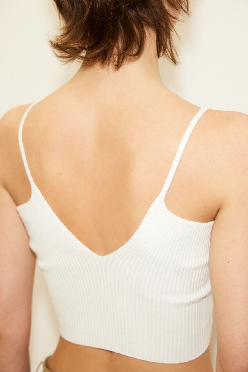 SLY「CROP 2WAY RIB キャミソール」|キャミソール|