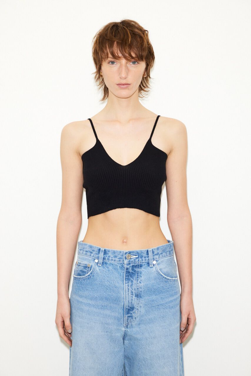 SLY「CROP 2WAY RIB キャミソール」|キャミソール|