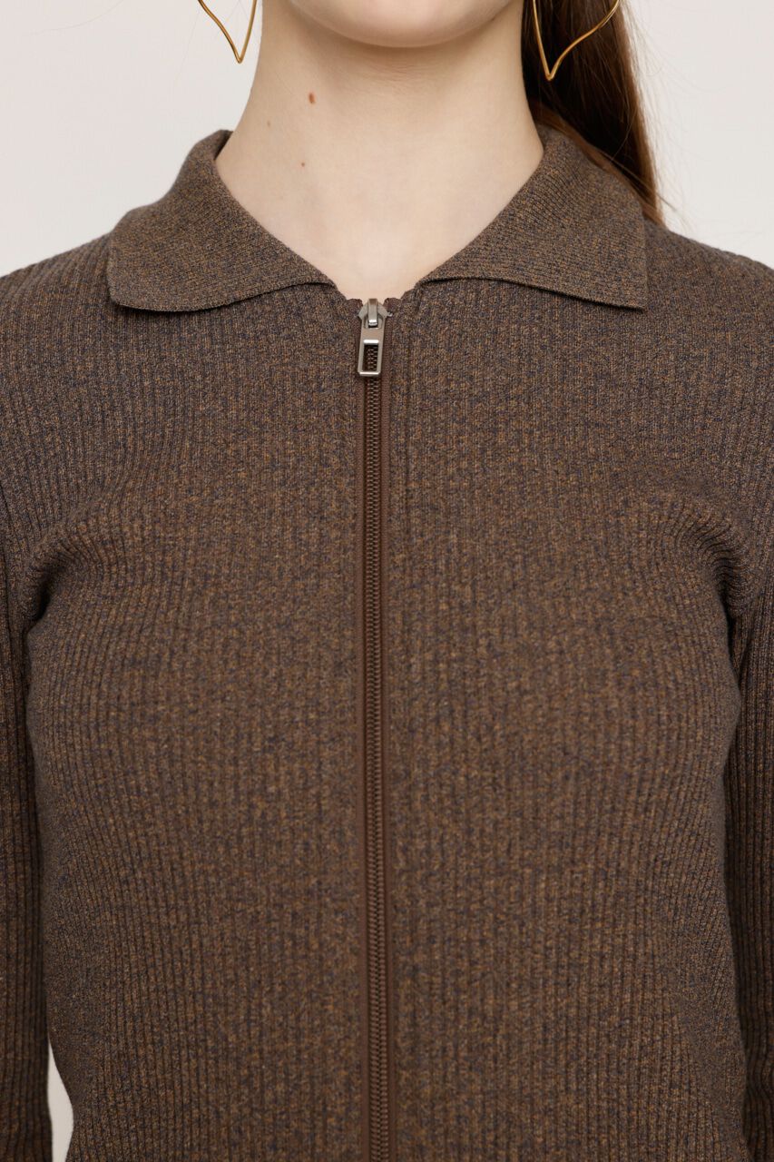 SLY「FRONT ZIP CUT ショートワンピース」|ワンピース|