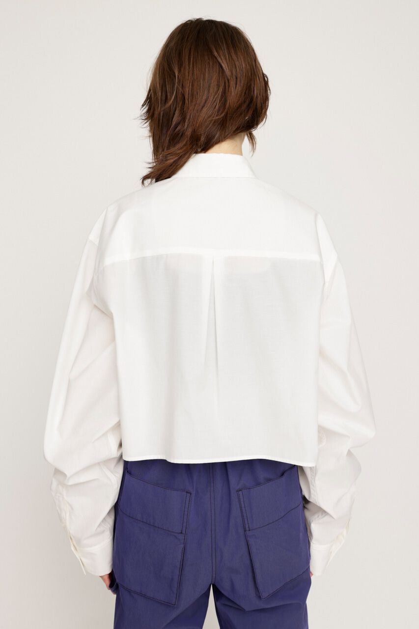 SLY「GATHER POCKET CROPPED シャツ」|シャツ・ブラウス|