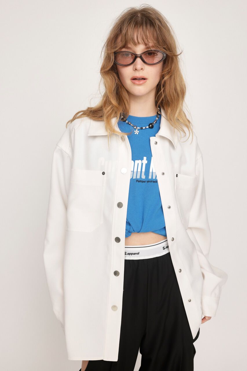 SLY「DENIM DETAIL SH ジャケット」|シャツ・ブラウス|