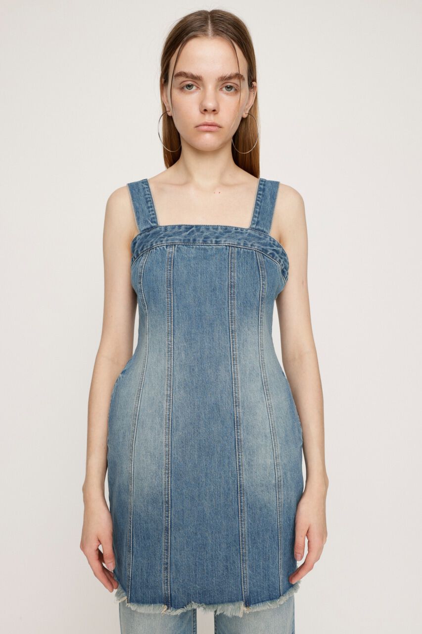 SLY「SILAS DENIM S／OP-B」|ワンピース|