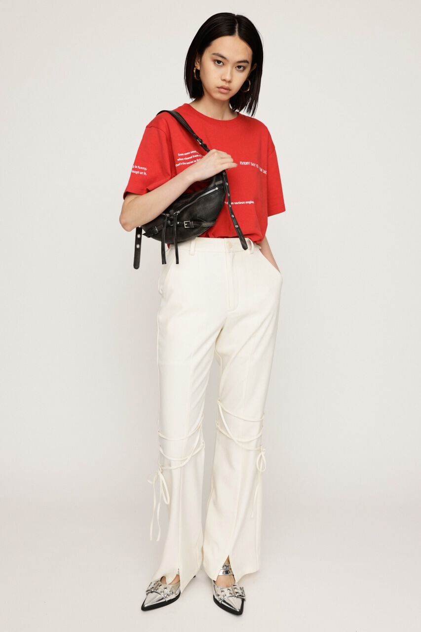 SLY「PLEATS LAYERED FLARE パンツ」|その他|