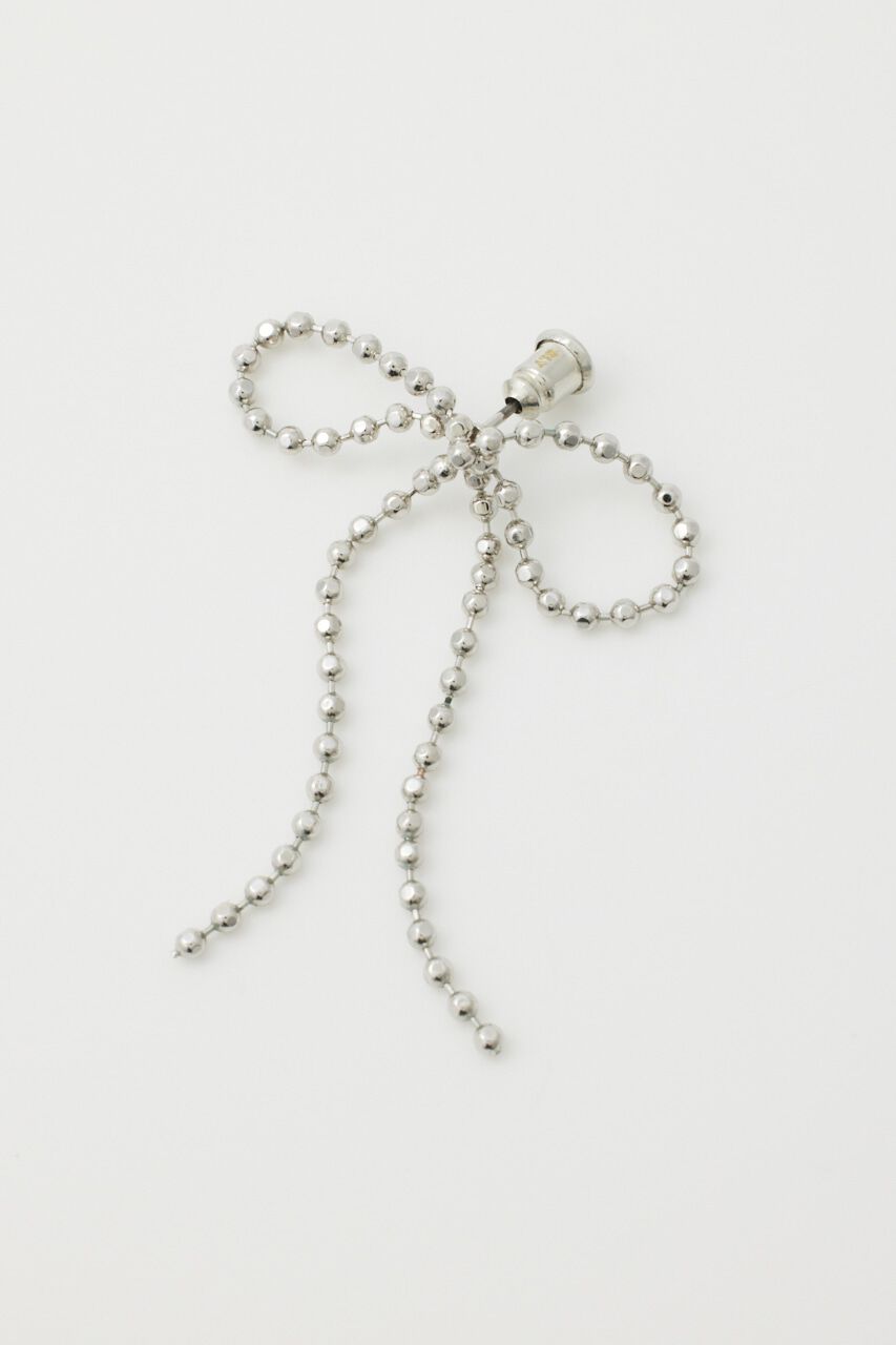 SLY「RIBBON BALL CHAIN ピアス」|ピアス|