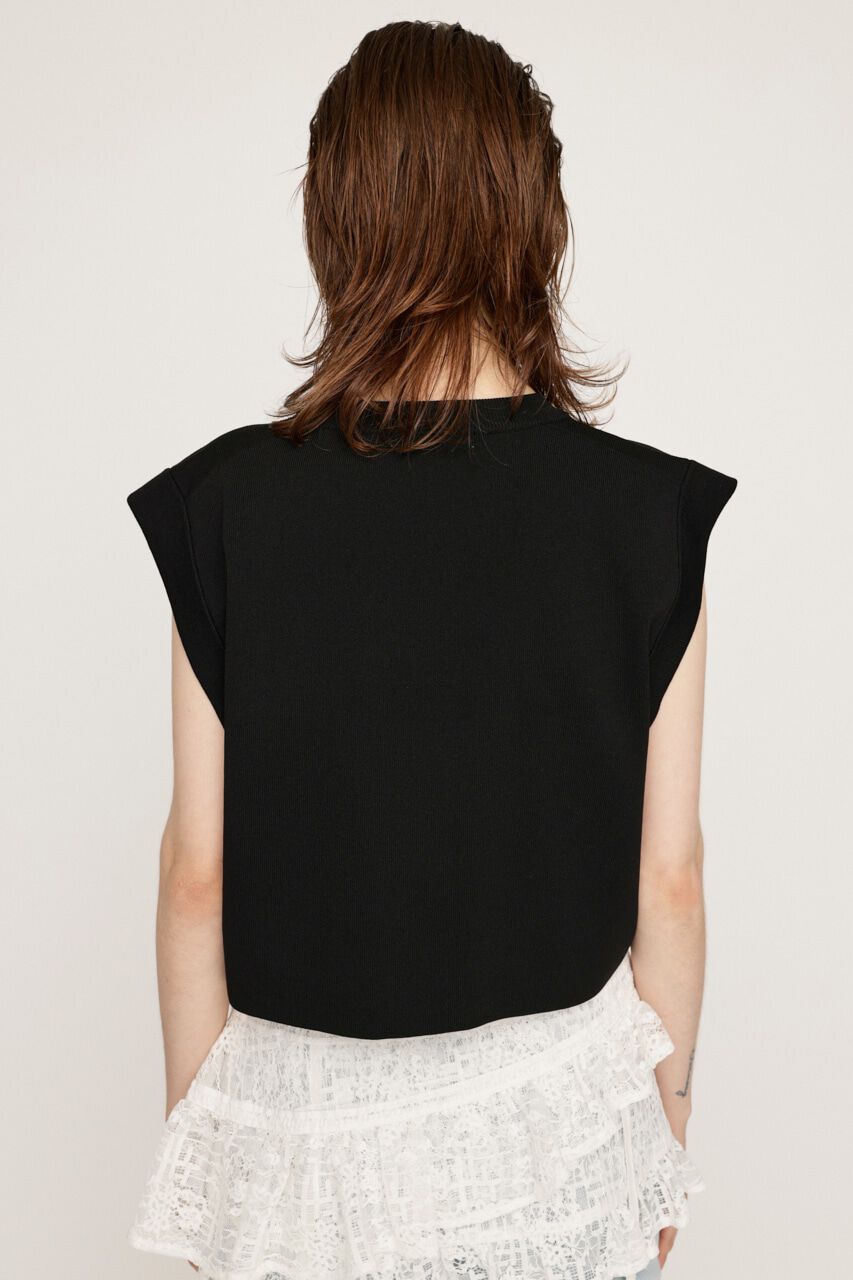 SLY「ROLL UP KNIT トップス」|タンクトップ|