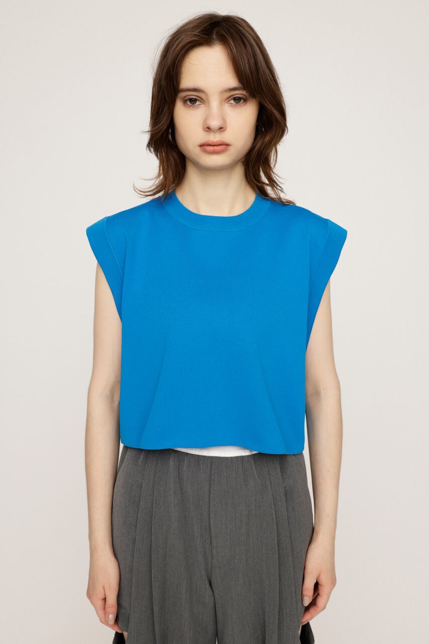 SLY「ROLL UP KNIT トップス」|タンクトップ|
