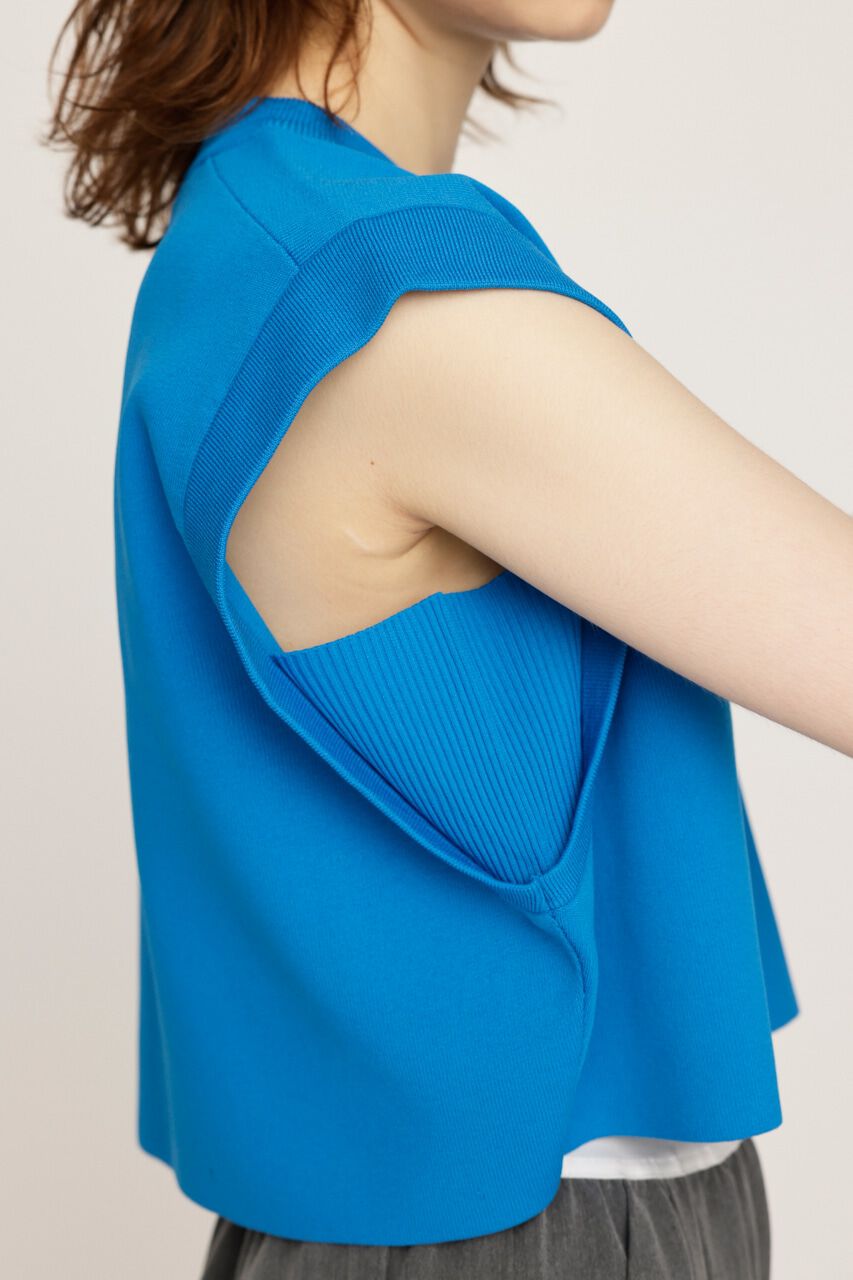 SLY「ROLL UP KNIT トップス」|タンクトップ|