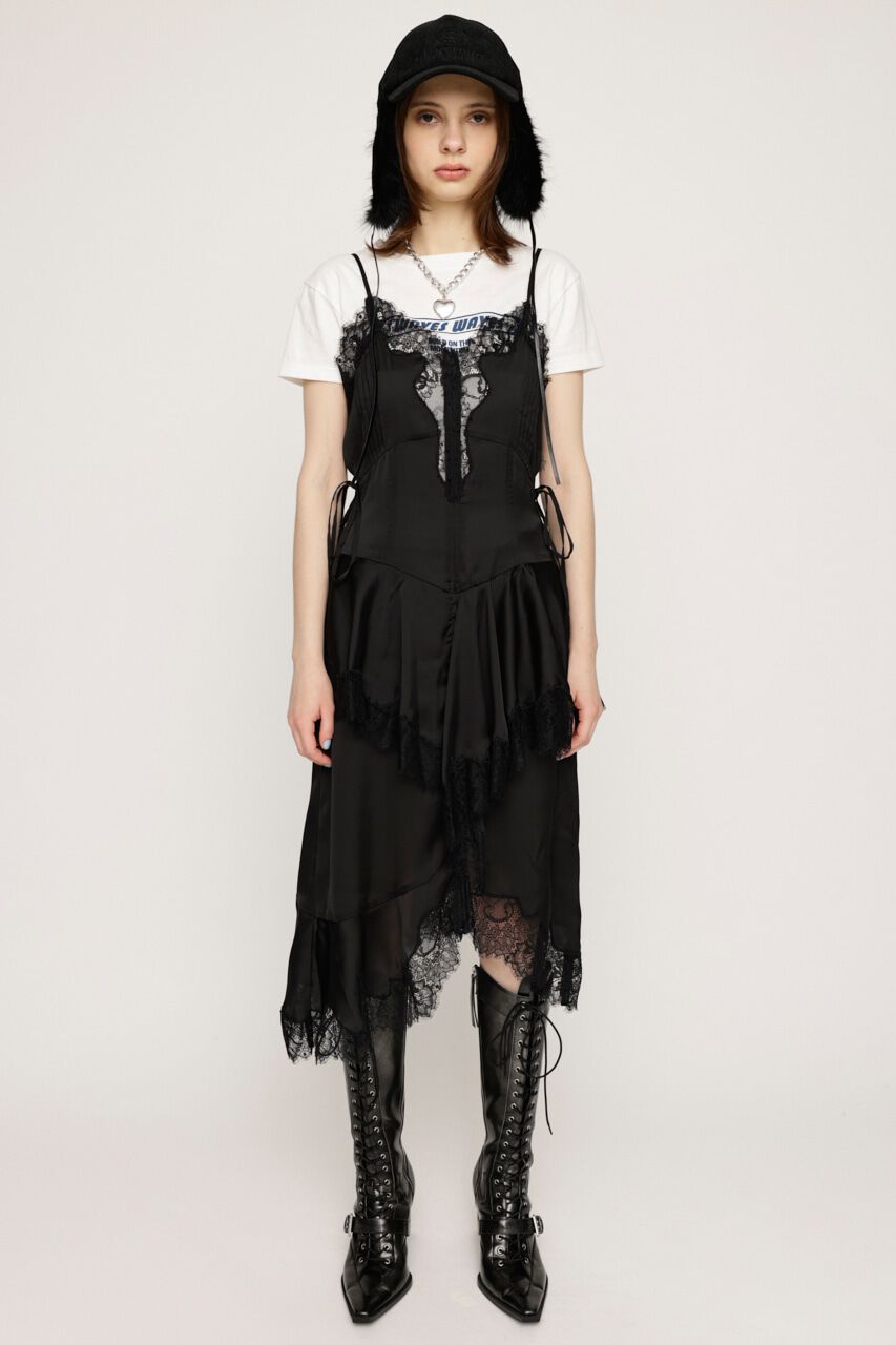 SLY「BLURRING LEOPARD CAMI ドレス」|ワンピース|