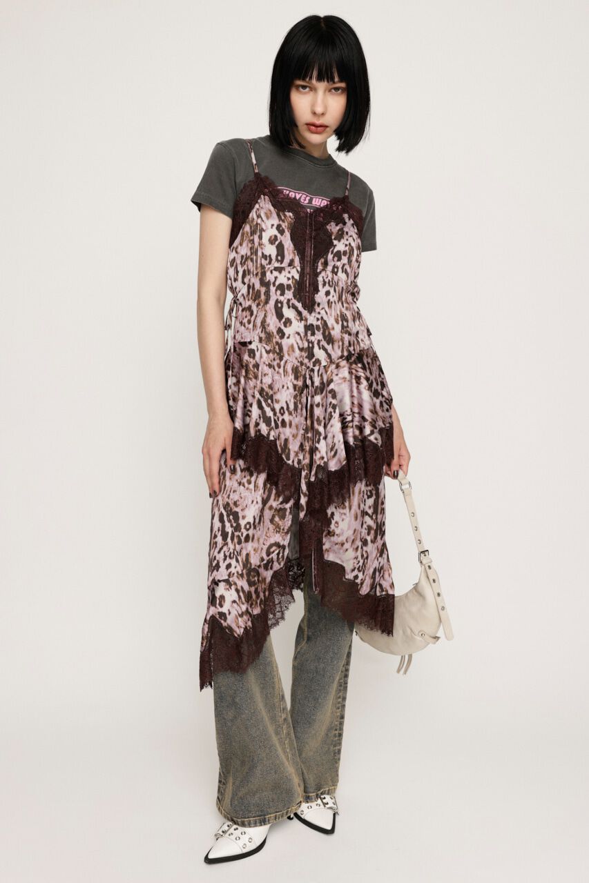 SLY「BLURRING LEOPARD CAMI ドレス」|ワンピース|Multi_1