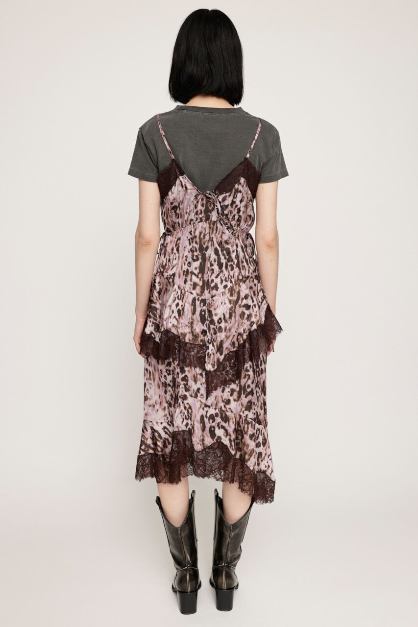 SLY「BLURRING LEOPARD CAMI ドレス」|ワンピース|