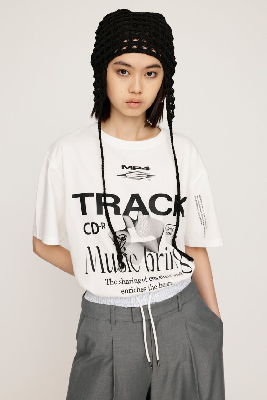 SLY「MUSIC GRAPHIC Tシャツ」|Tシャツ・カットソー|WHT