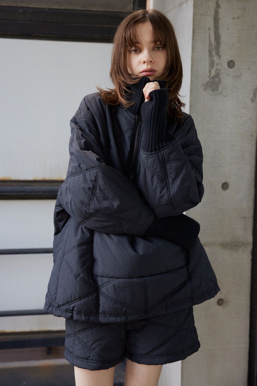 SLY「QUILTING HALF ZIP PULLOVER」|ブルゾン・スタジャン|