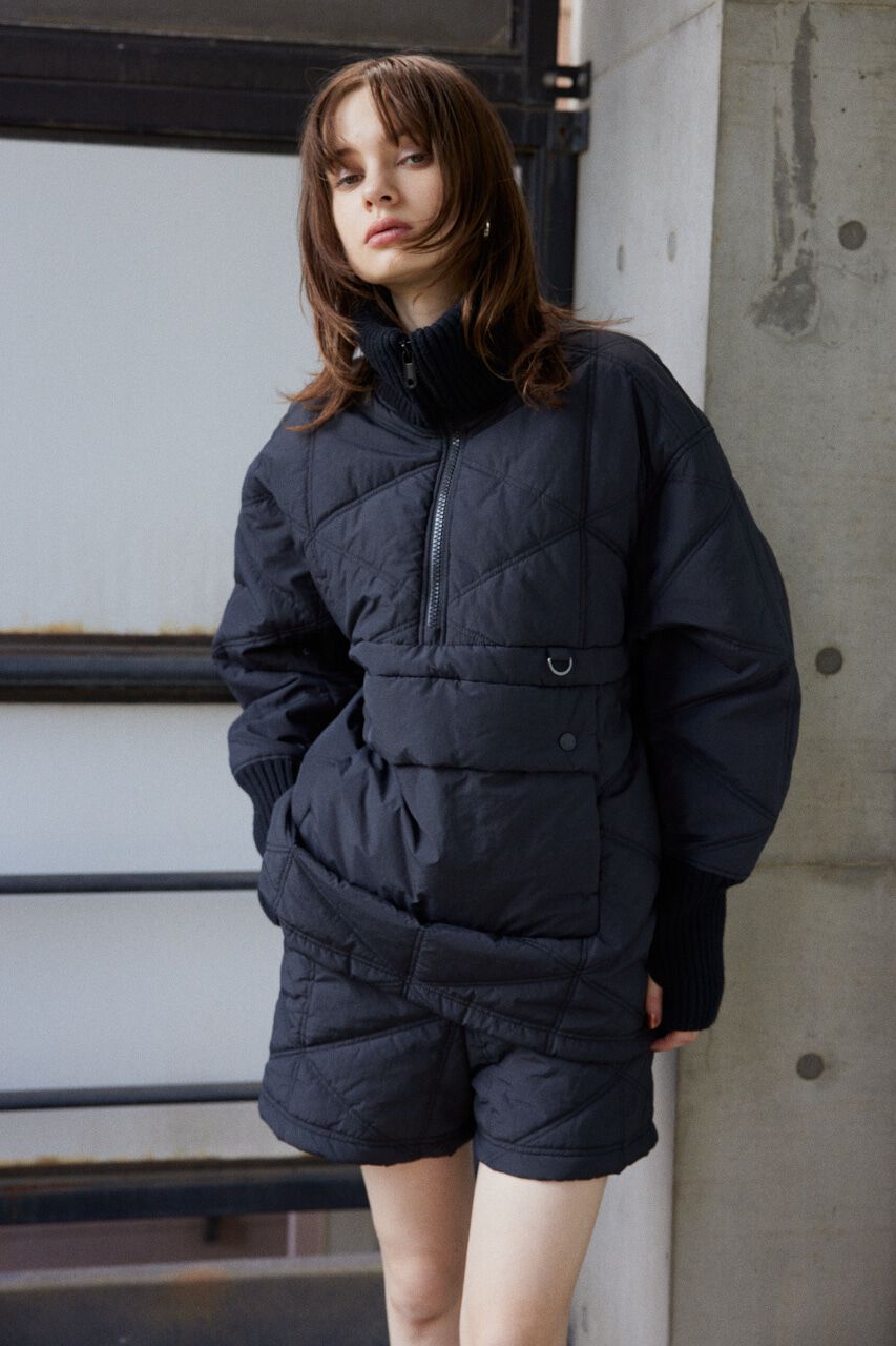 SLY「QUILTING HALF ZIP PULLOVER」|ブルゾン・スタジャン|