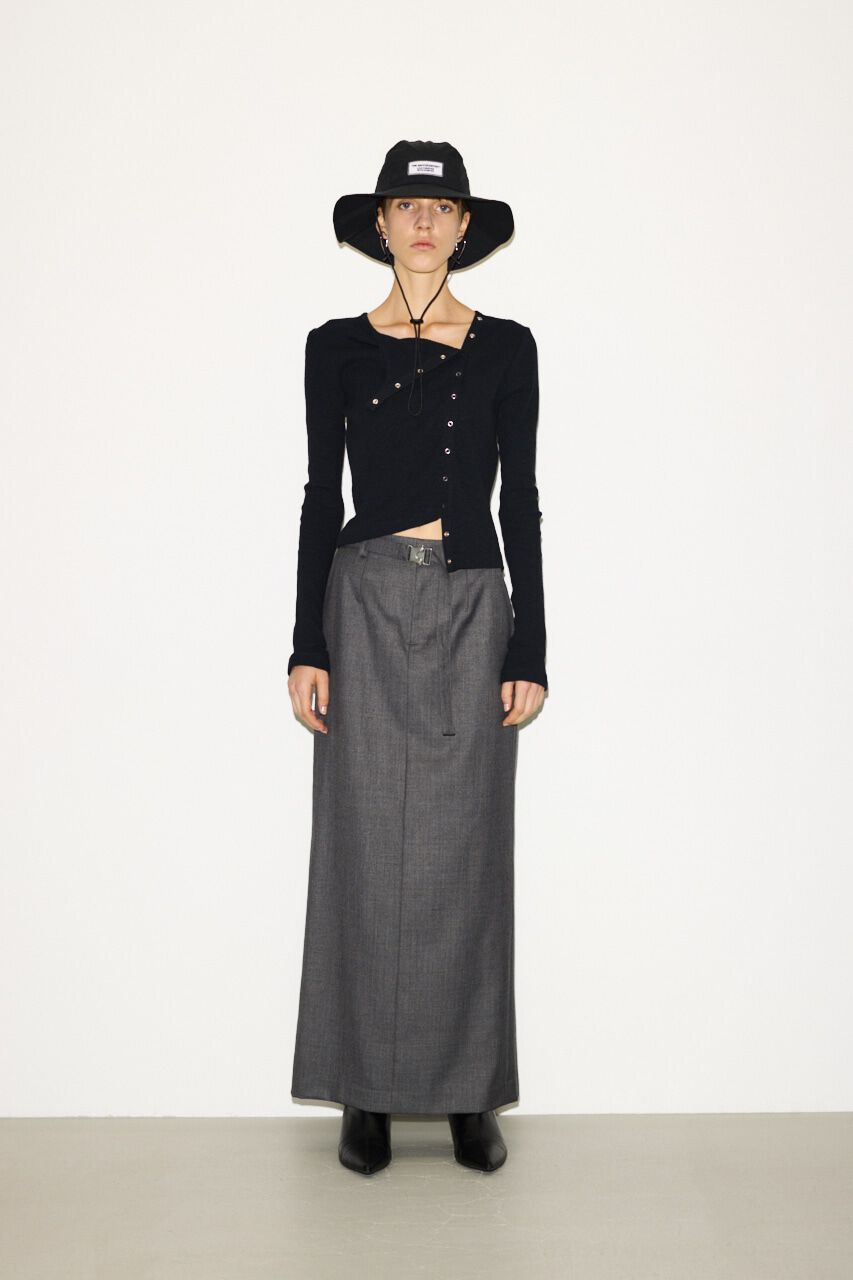 SLY「SLANT BUTTON L／S トップス」|Tシャツ・カットソー|