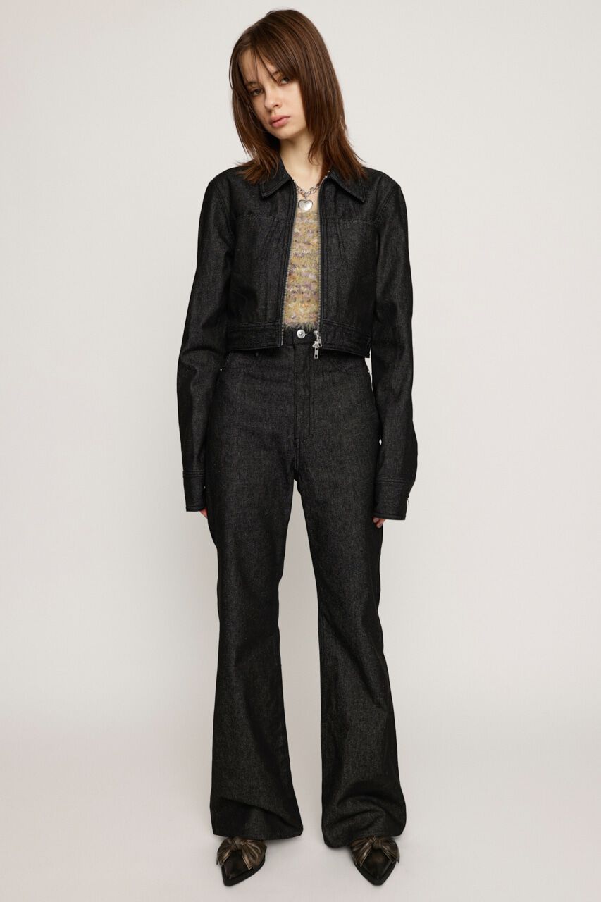 SLY「FRONT ZIP DENIM JK-AB」|デニムジャケット|