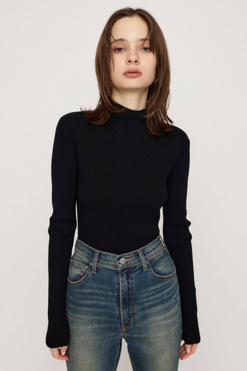 SLY「COLLAR ZIP CROP 2P トップス」|ニット・セーター|