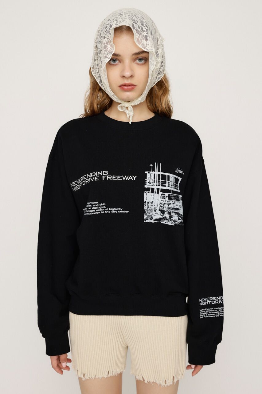 SLY「PHOTO LOGO SW トップス」|Tシャツ・カットソー|