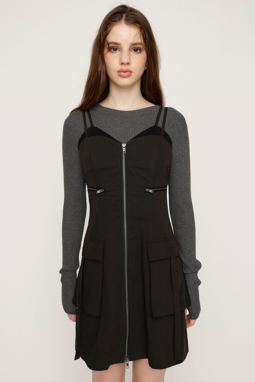 SLY「LAYERD MANNISH ワンピース」|ワンピース|