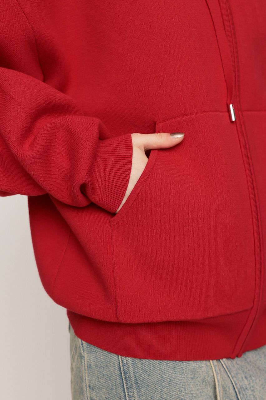 SLY「OVER KNIT HOODIE」|パーカー|