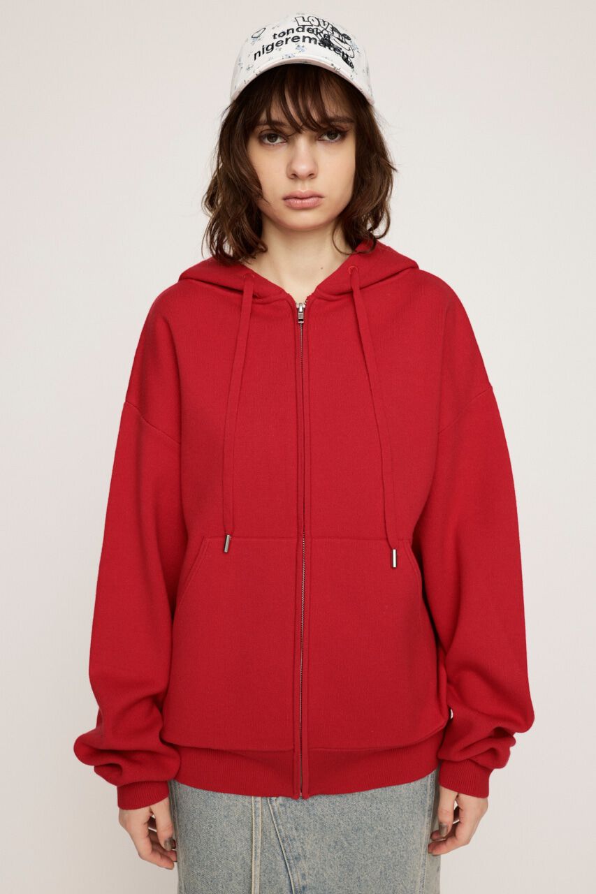 SLY「OVER KNIT HOODIE」|パーカー|