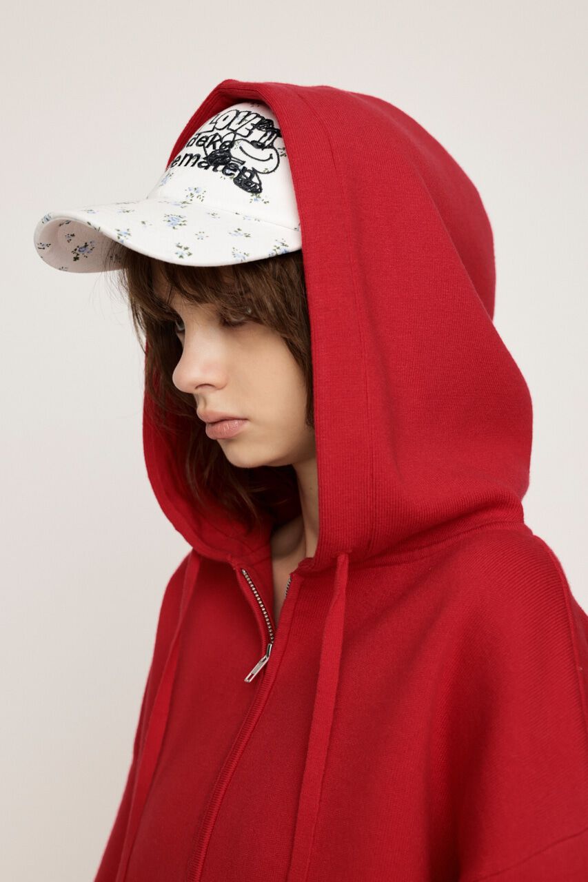 SLY「OVER KNIT HOODIE」|パーカー|