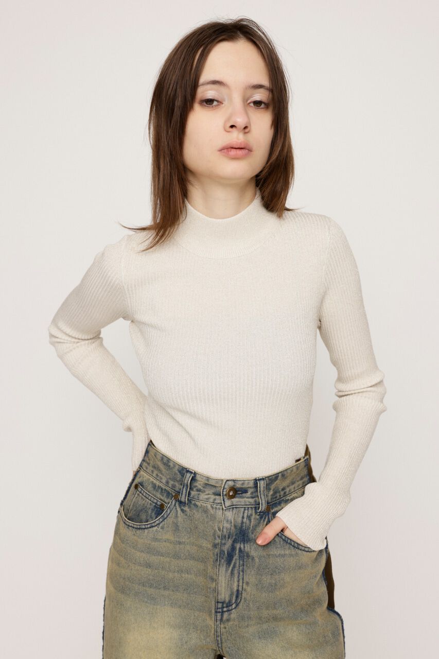 SLY「GLITTER COMPACT トップス」|ニット・セーター|IVOY3