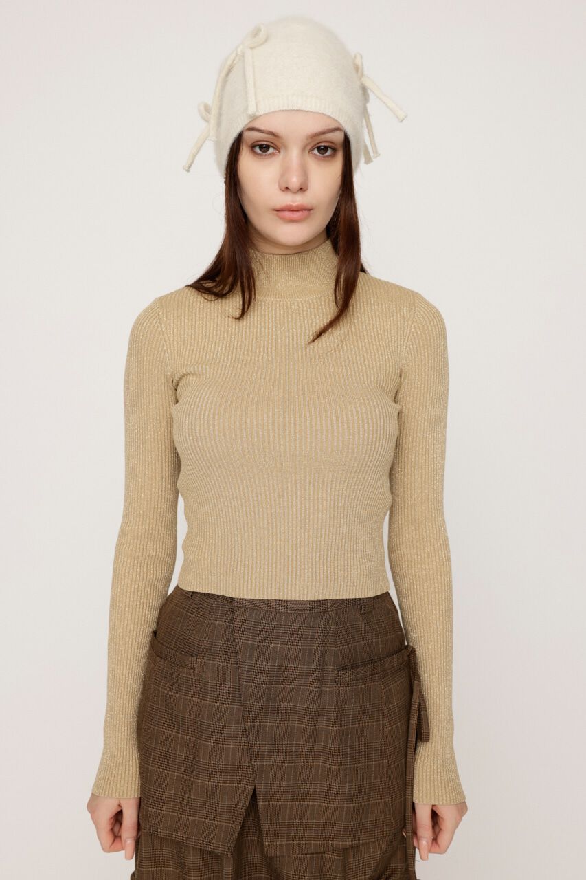 SLY「GLITTER COMPACT トップス」|ニット・セーター|