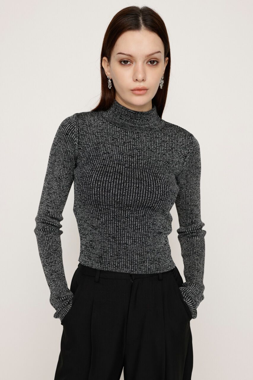 SLY「GLITTER COMPACT トップス」|ニット・セーター|SLV