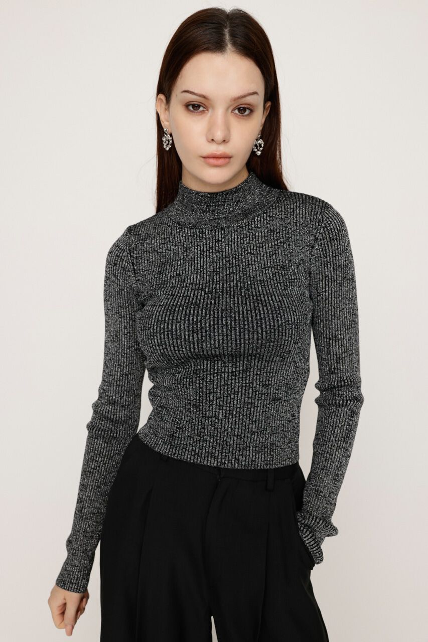 SLY「GLITTER COMPACT トップス」|ニット・セーター|