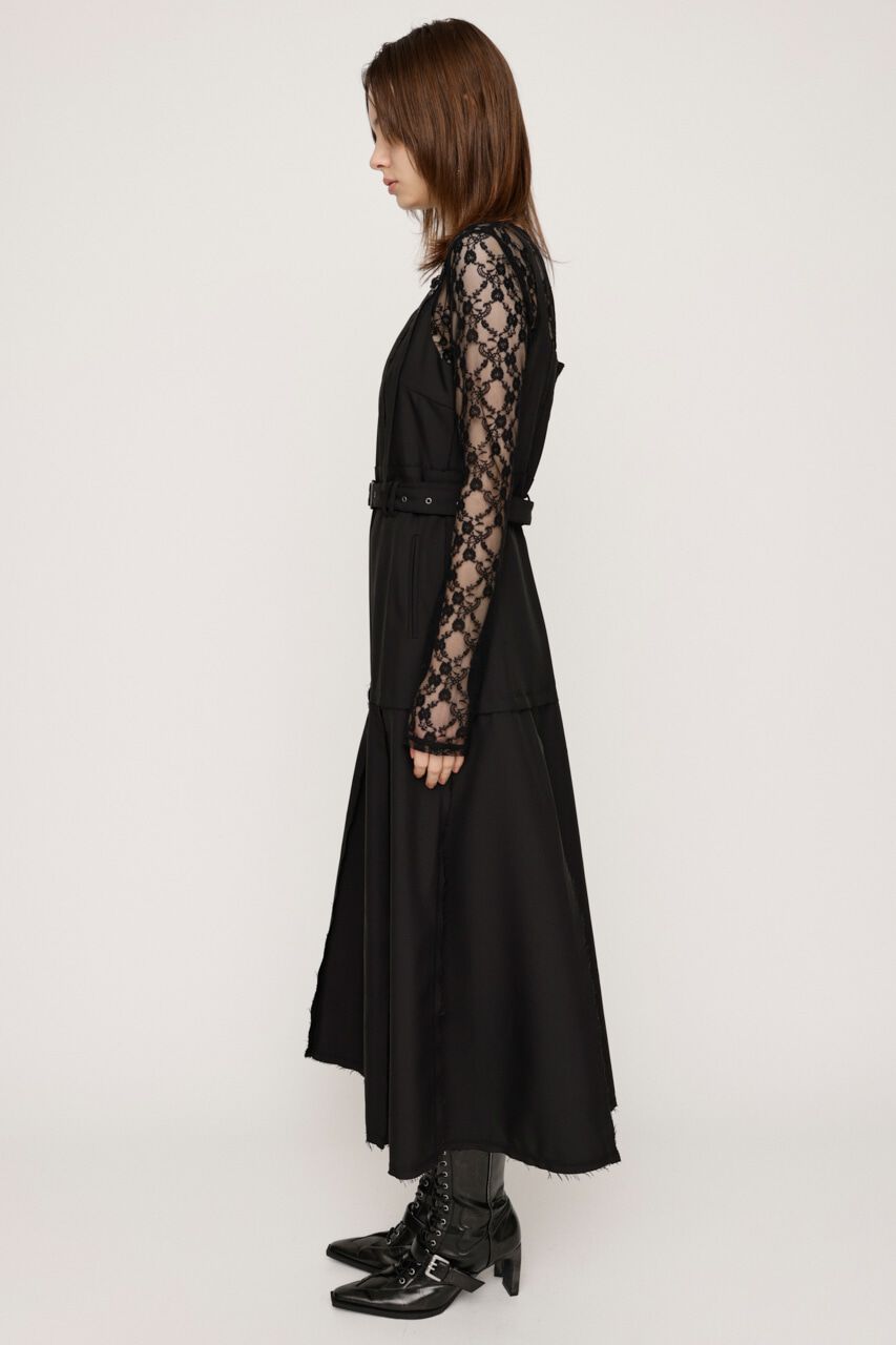 SLY「PLEATS BELTED ロングワンピース」|ワンピース|