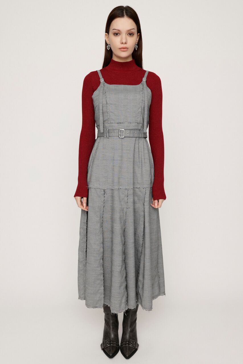 SLY「PLEATS BELTED ロングワンピース」|ワンピース|