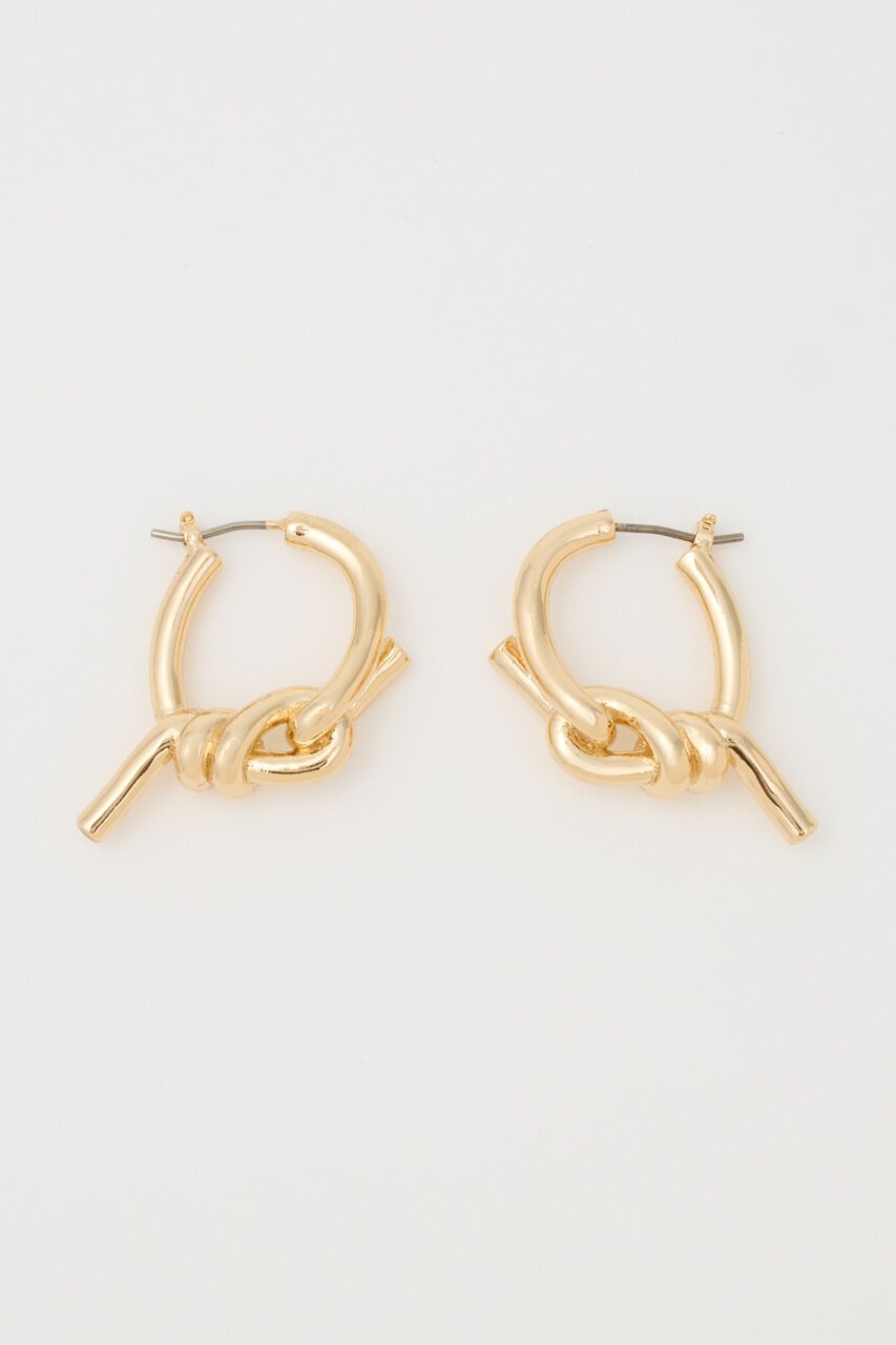 SLY「KNOT HOOP ピアス」|ピアス|GLD