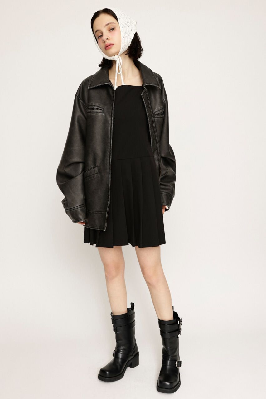 SLY「PLEATS CAMI ショートワンピース」|ワンピース|