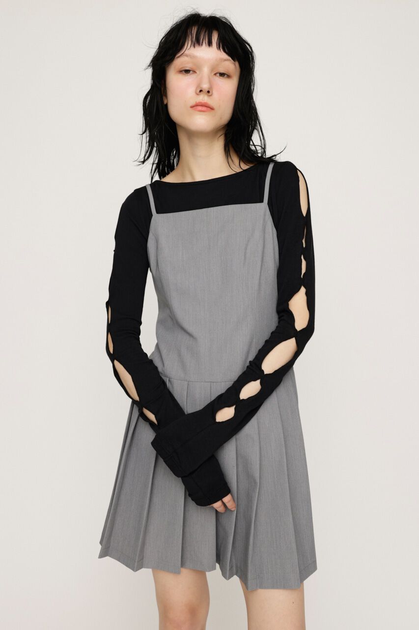 SLY「PLEATS CAMI ショートワンピース」|ワンピース|